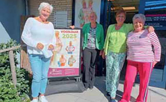 Lekker shoppen voor de vrouwelijke leden van VVS Hillegom tijdens de Ladies Day.